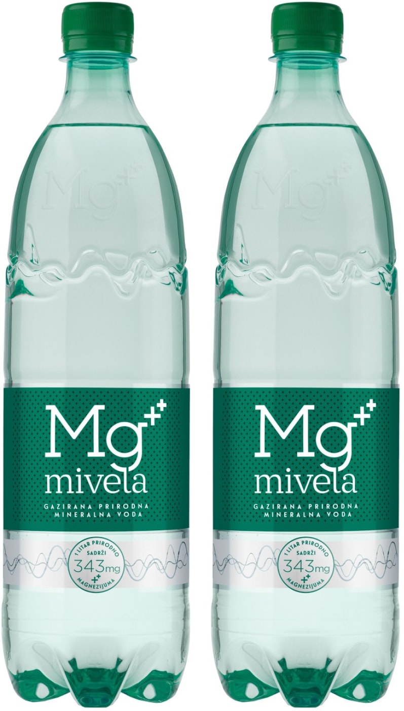 Изображение товара Вода Mg Mivela минеральная лечебно-столовая газированная 1л