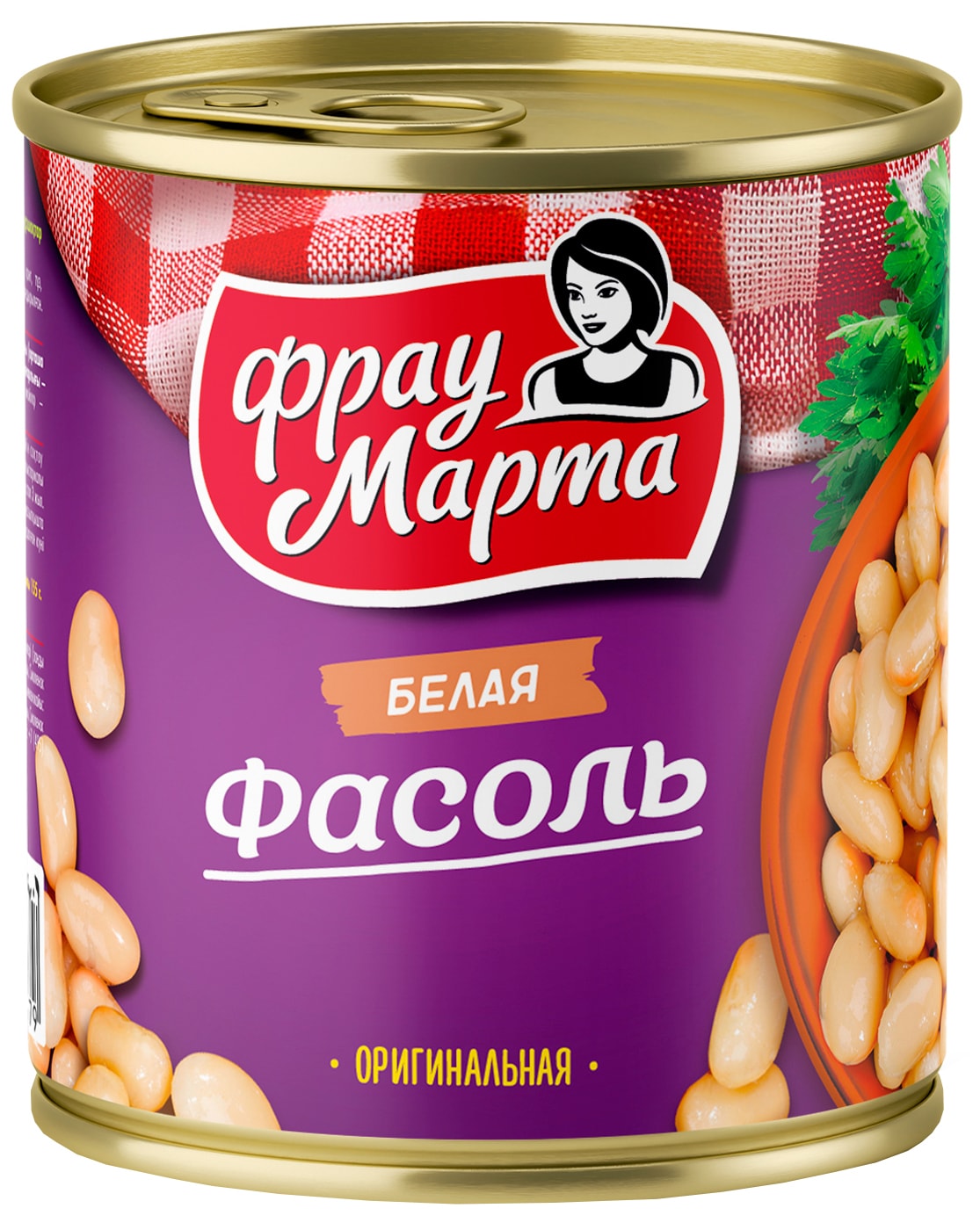 Изображение товара Фасоль Фрау Марта Белая Оригинальная 310г