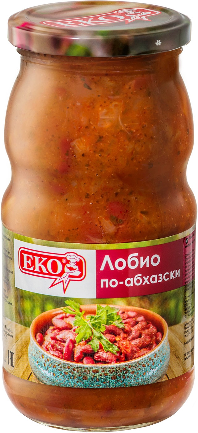 Изображение товара Лобио Eko по-Абхазски 510г - натуральное фасолевое блюдо