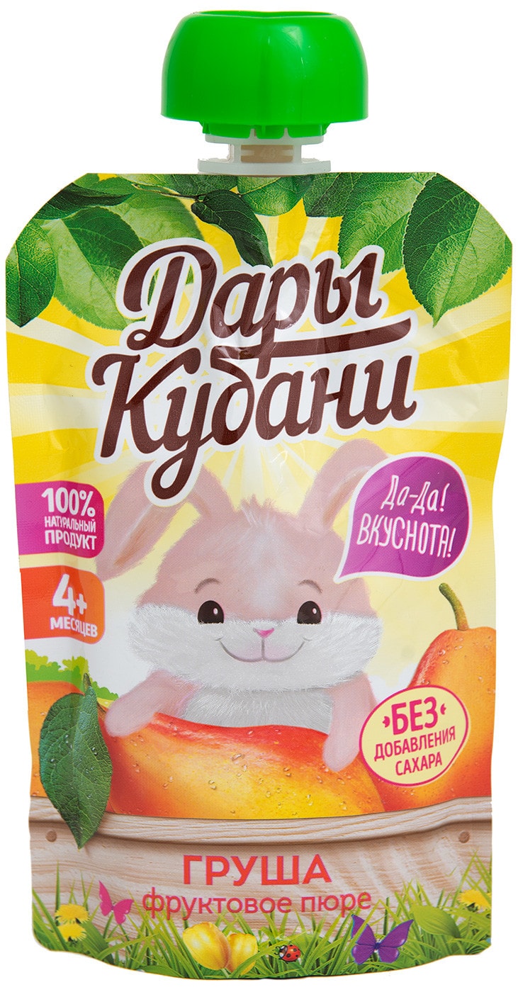 Изображение товара Пюре Дары Кубани Груша 90г