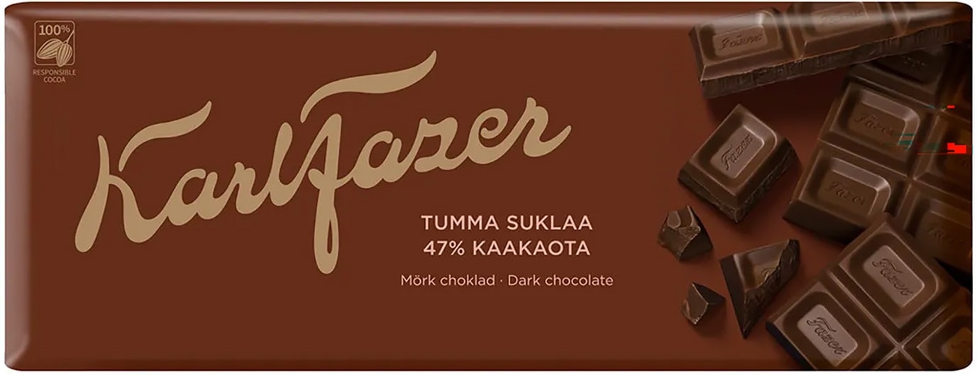 Изображение товара Шоколад Karl Fazer темный 180г Изображение товара Шоколад Karl Fazer темный 180г