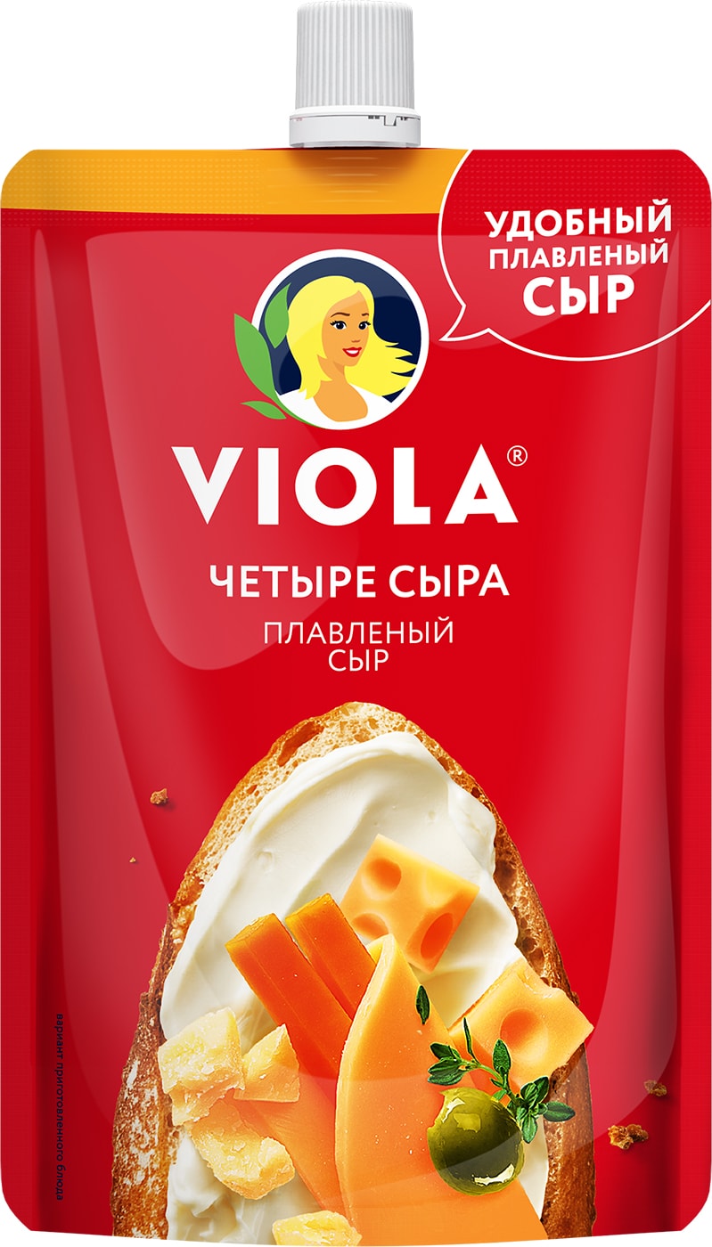 Изображение товара Сыр плавленый Viola Четыре сыра 45% 180г