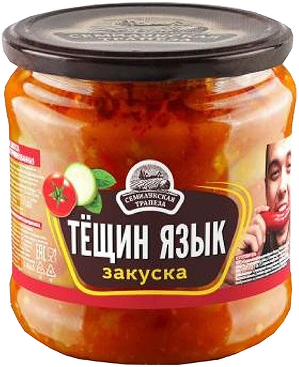 Изображение товара Закуска Семилукская Трапеза Тещин язык 460г