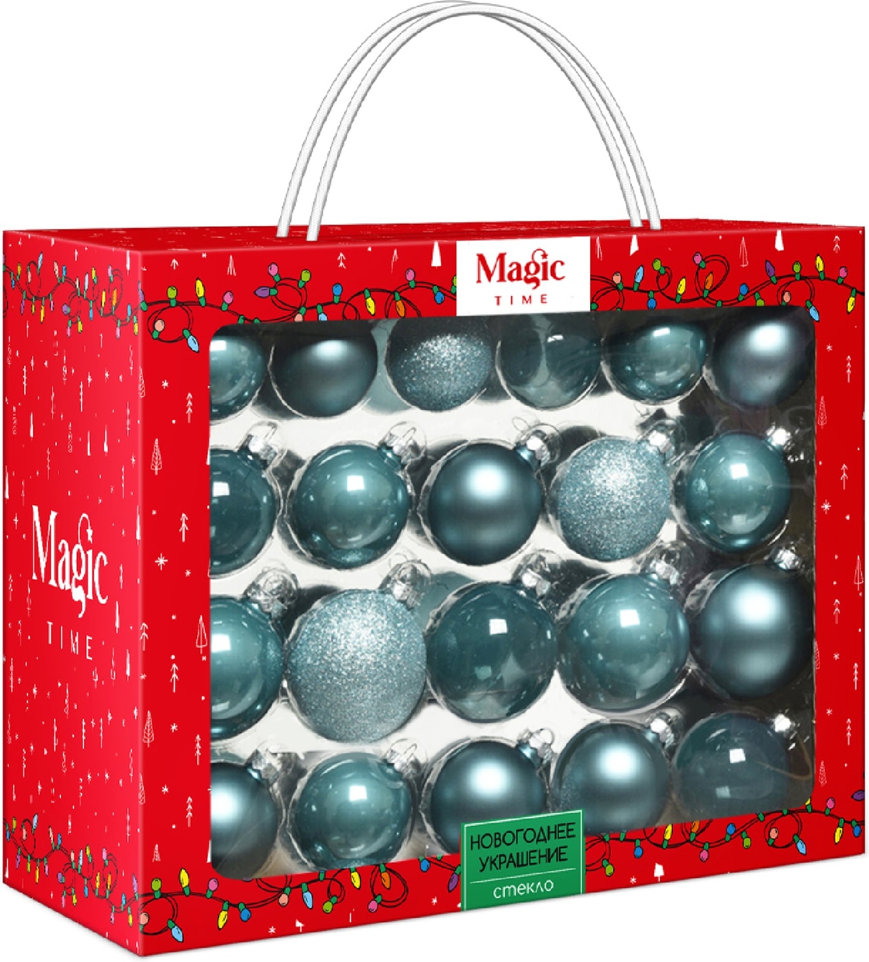 Изображение товара Набор елочный шаров Magic Time 26шт