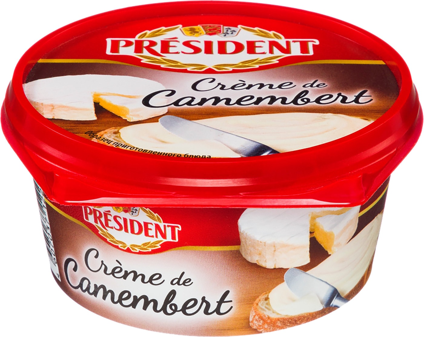 Изображение товара Сыр плавленый President Creme de Camembert 50% 125г