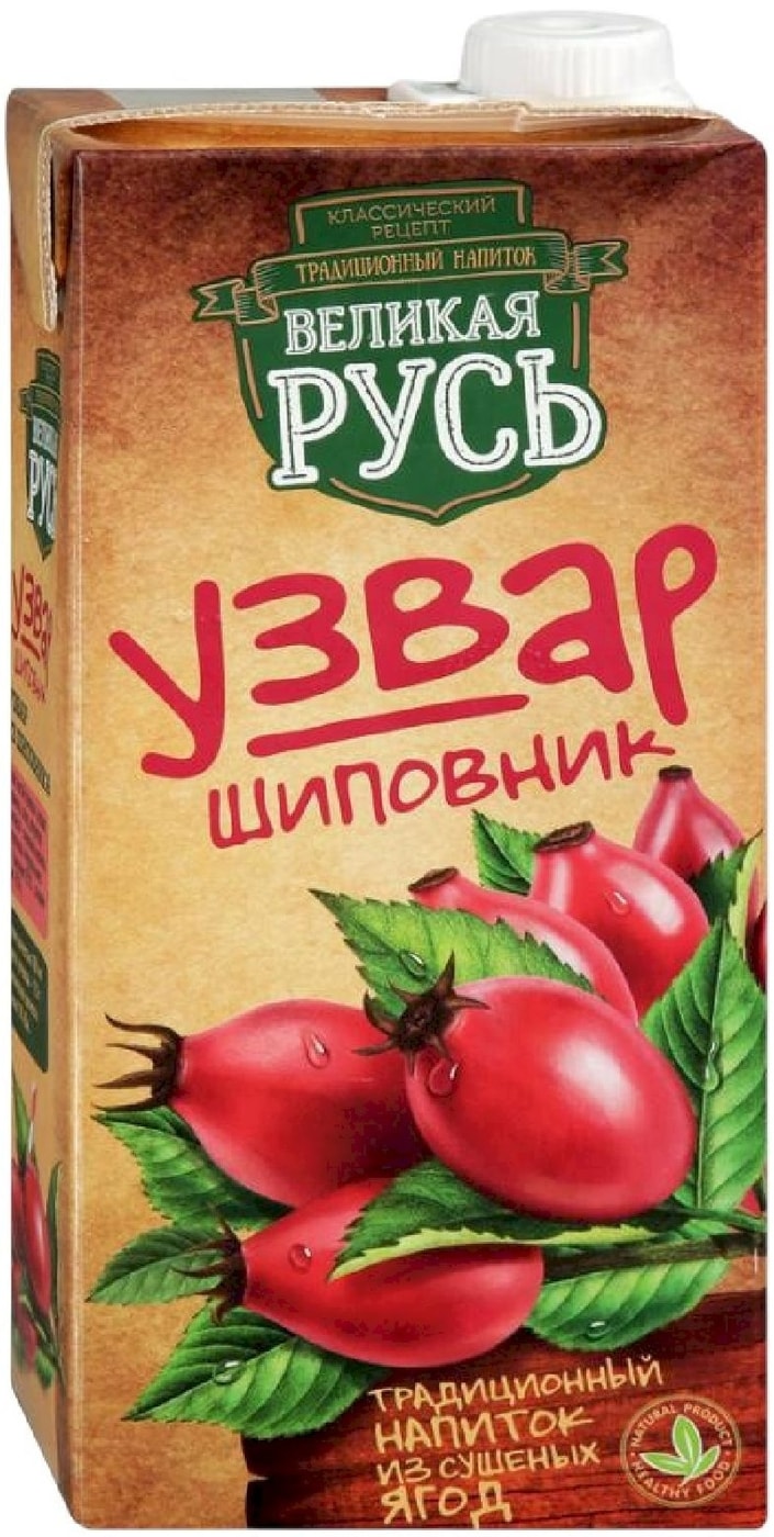 Изображение товара Узвар Великая Русь из шиповника 1л в Тетрапак