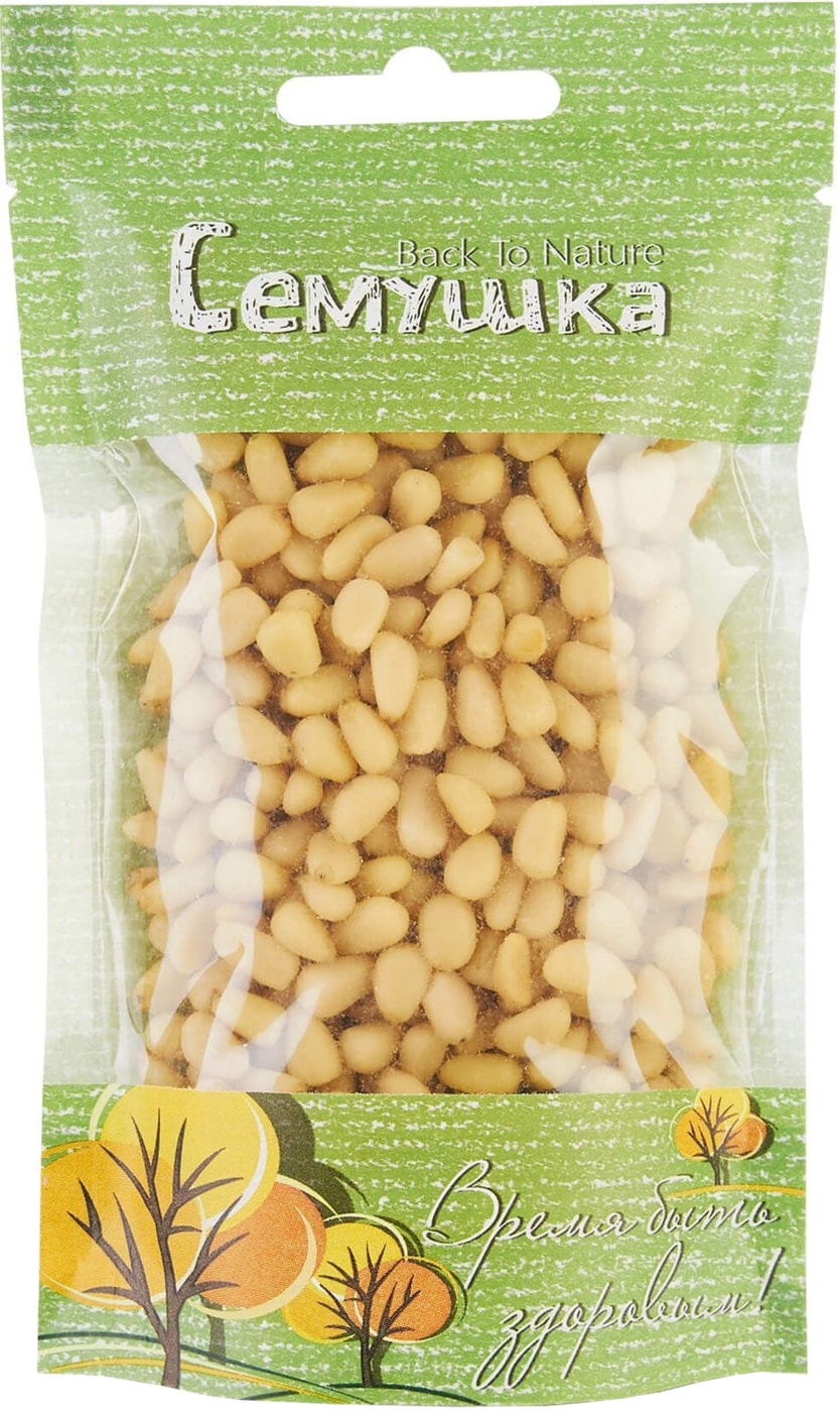 Изображение товара Кедровые орехи Семушка очищенные 50г натуральный продукт свежие