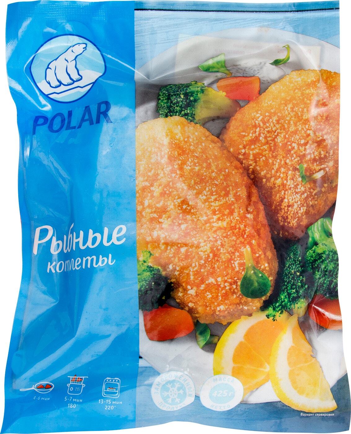 Изображение товара Котлеты Polar Рыбные в панировке замороженные 425г