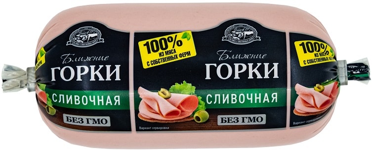 Изображение товара Сливочная колбаса 400 г от Ближние горки - качественный мясной деликатес