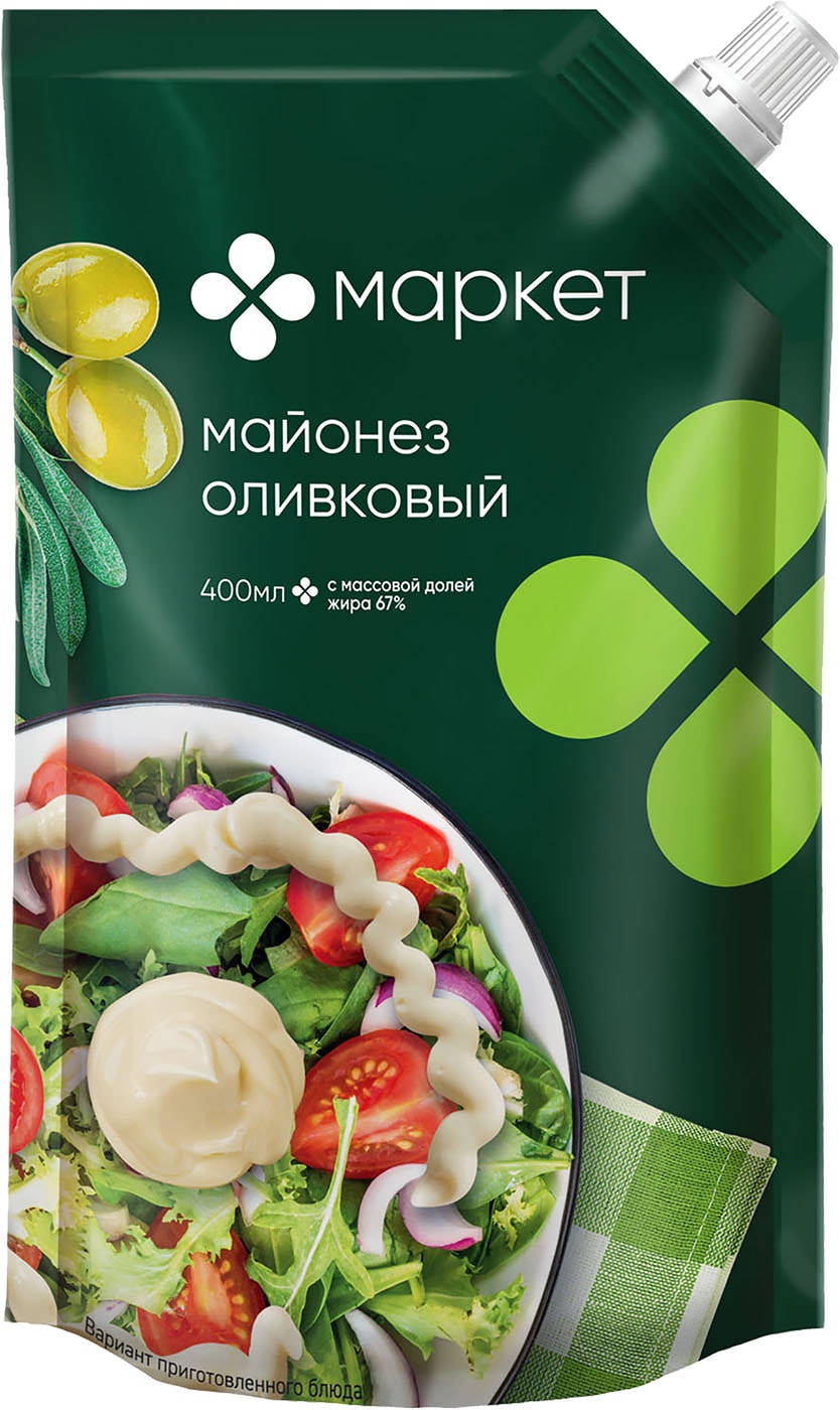 Изображение товара Майонез Маркет Оливковый 67% 400мл