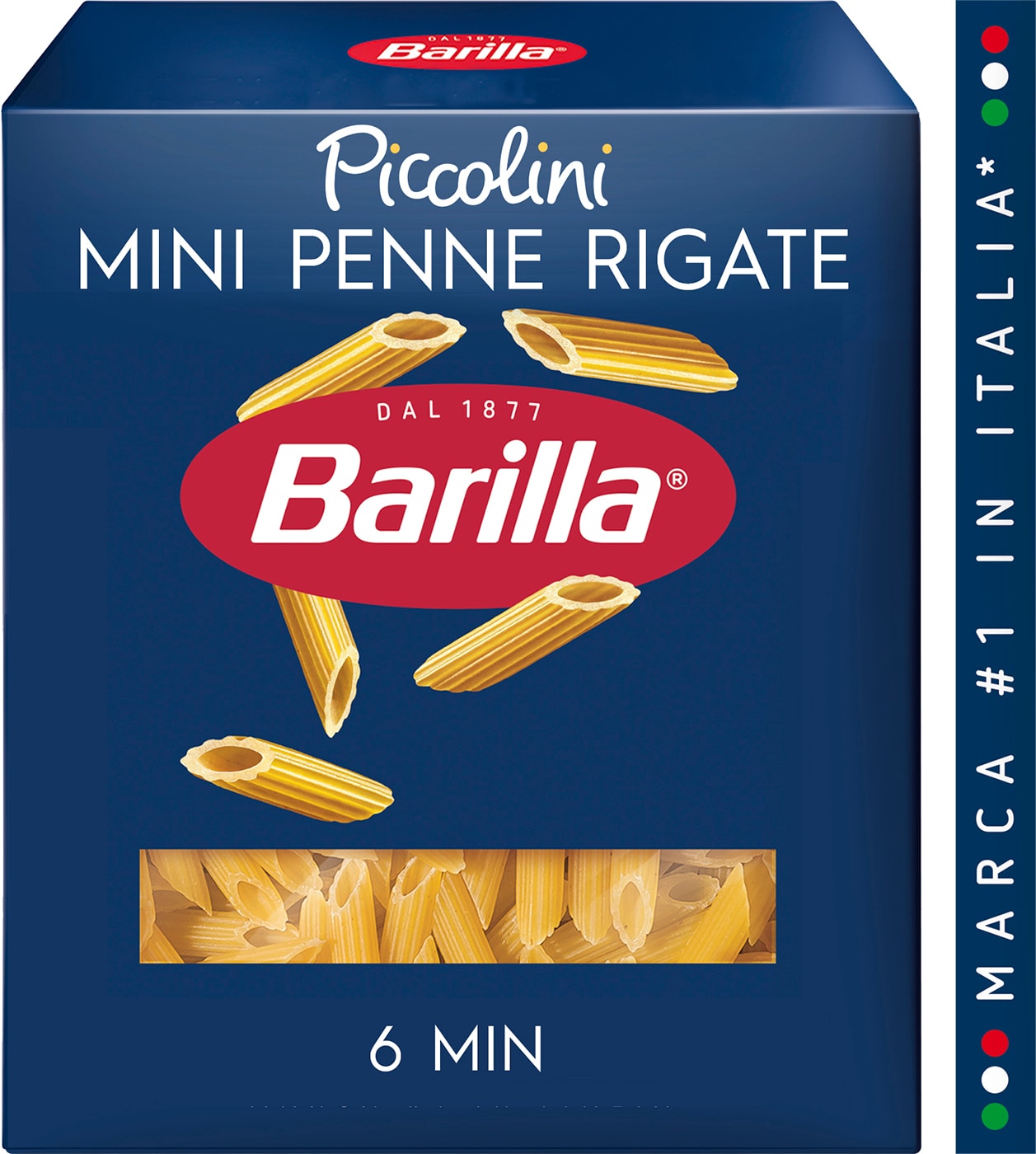 Изображение товара Макароны Barilla Piccolini Mini Penne Rigate n.66 450г