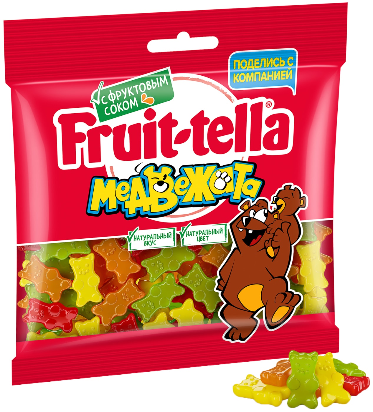 Изображение товара Мармелад Fruittella жевательный Медвежата 150г