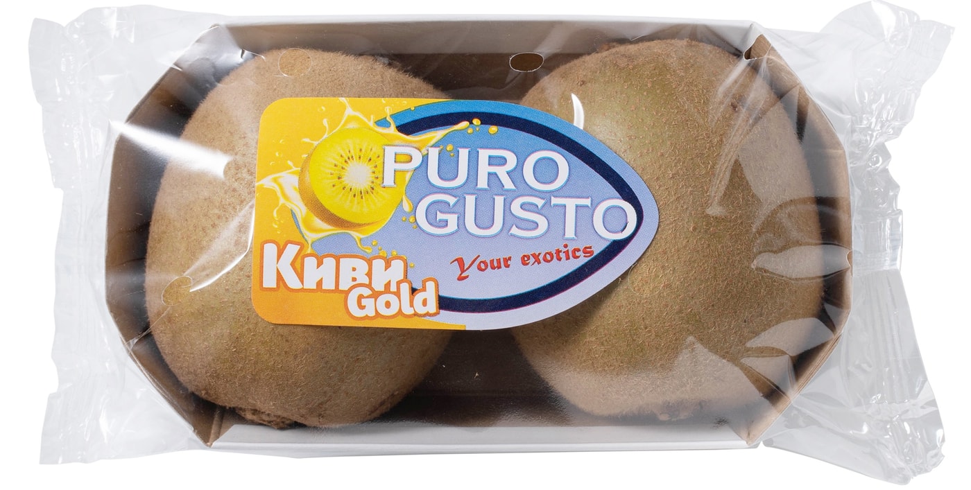 Изображение товара Киви Puro Gusto Gold 2 шт - спелый и полезный фрукт для здорового питания
