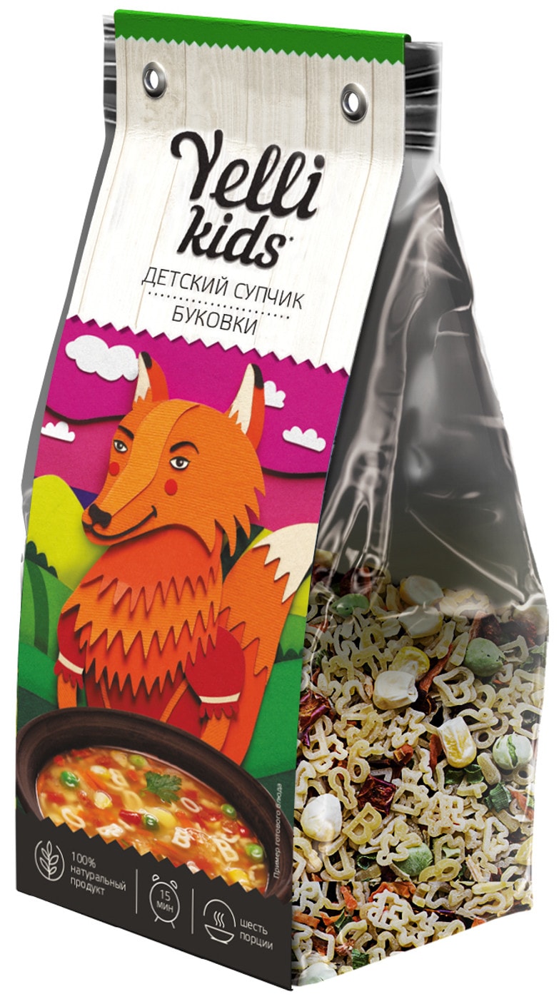 Изображение товара Суп Yelli Kids Буковки детский 80г