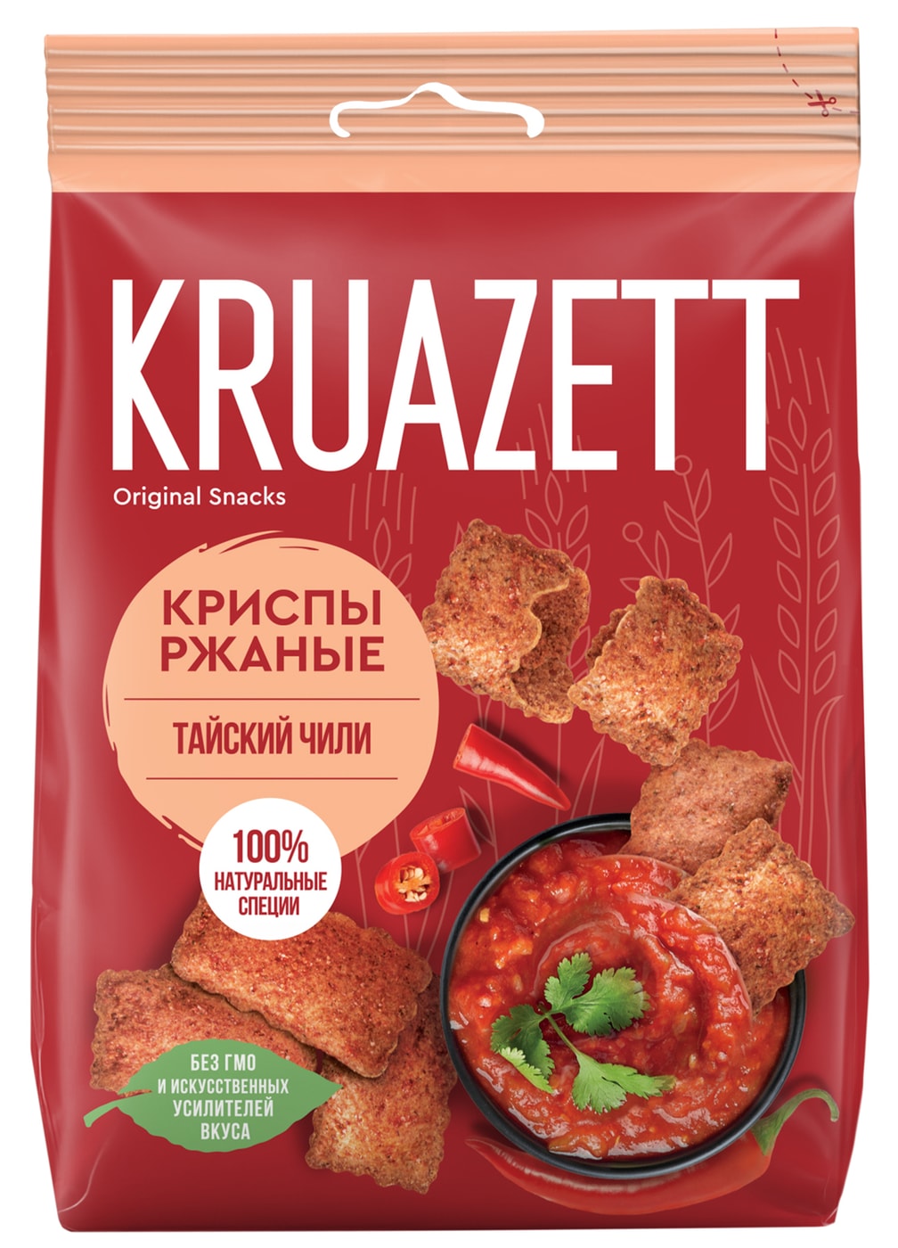 Изображение товара Сухарики Круазетт Криспы Тайский чили 70г