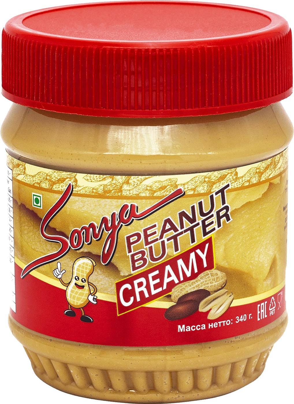 Изображение товара Паста арахисовая Sonya Мягкая 340г