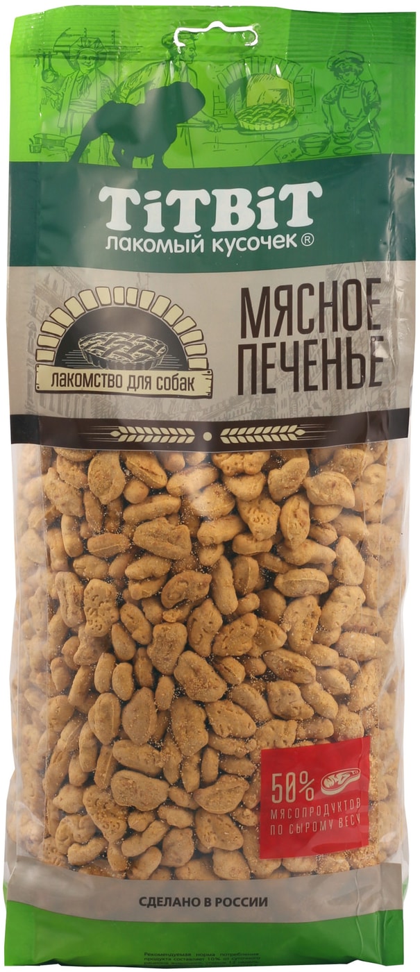 Изображение товара Лакомство для собак TiTBiT Крекер с мясом утки 1.1кг
