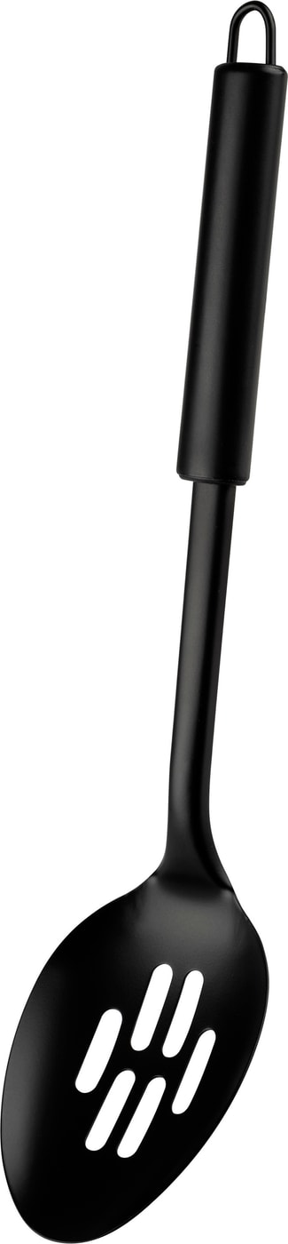 Изображение товара Ложка с отверстиями Mallony Classico Nero черная