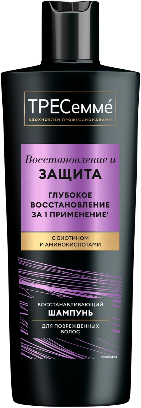 Изображение товара Шампунь Тресемме Восстановление и защита 400мл для сухих волос