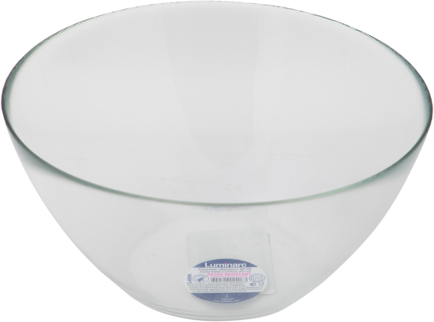Изображение товара Luminarc Космос 20 см - салатник из стекла, круглый, прозрачный