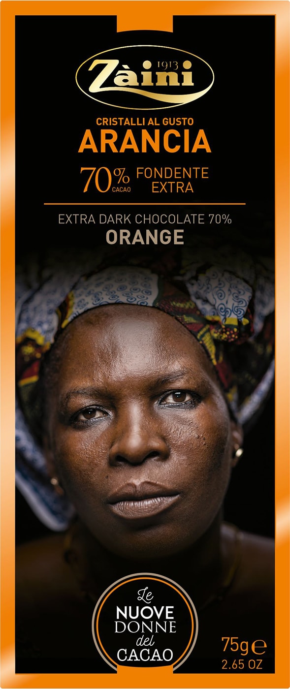 Изображение товара Шоколад Zaini Горький апельсин 70% 75г