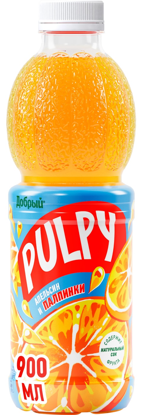 Изображение товара Напиток сокосодержащий Pulpy Апельсин 900мл