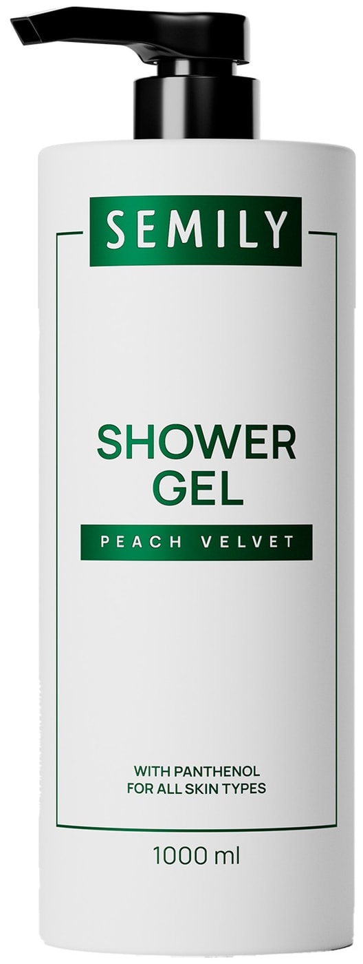 Изображение товара Гель для душа Semily персик с пантенолом 1л