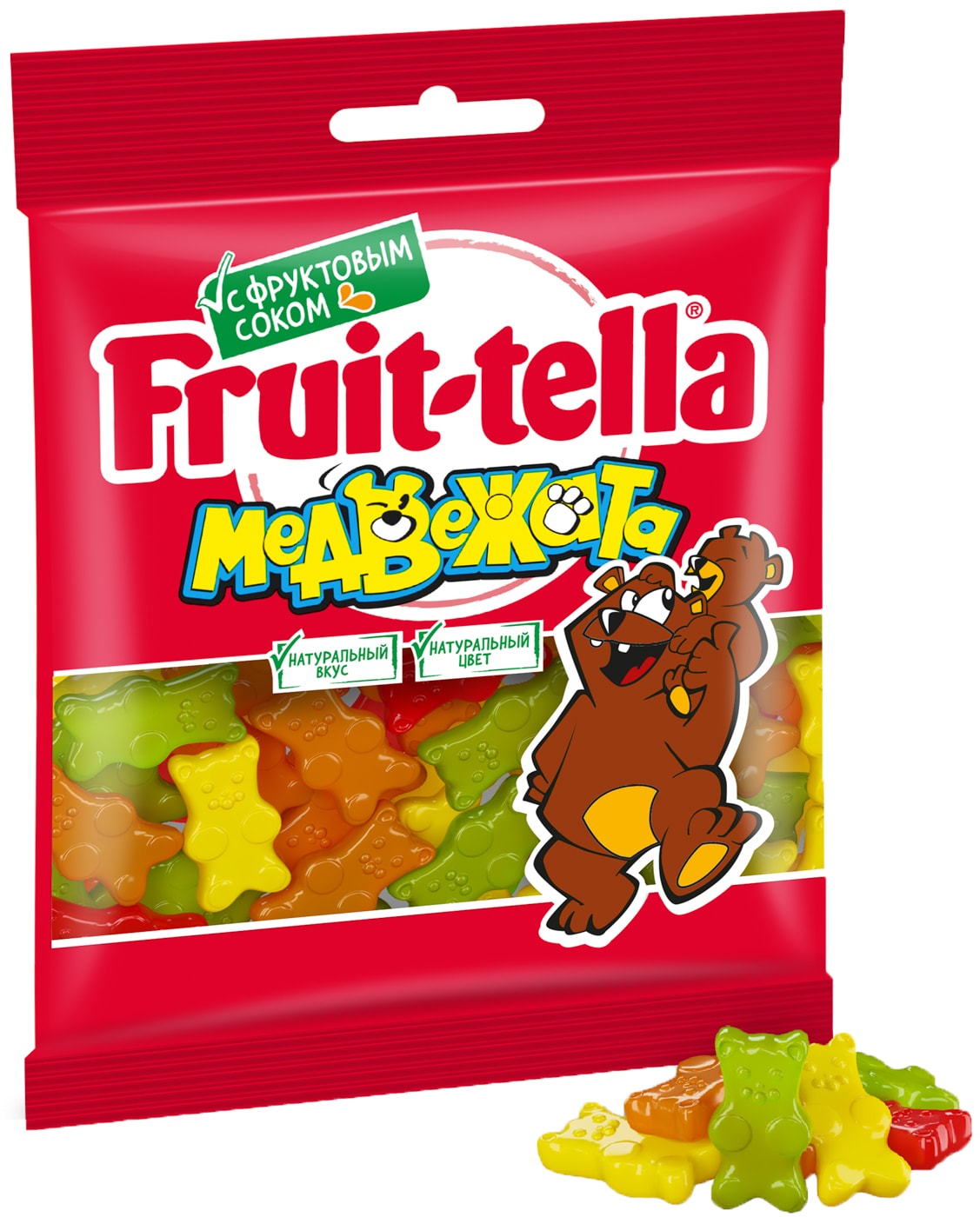 Изображение товара Мармелад Fruittella жевательный Медвежата 70г
