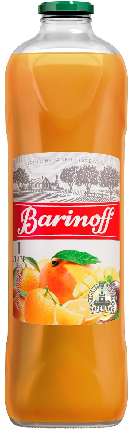 Изображение товара Нектар Barinof мультифрукт 1л натуральный вкус Россия