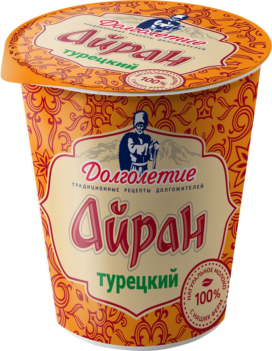 Изображение товара Айран Долголетие Турецкий 1.8% 180г