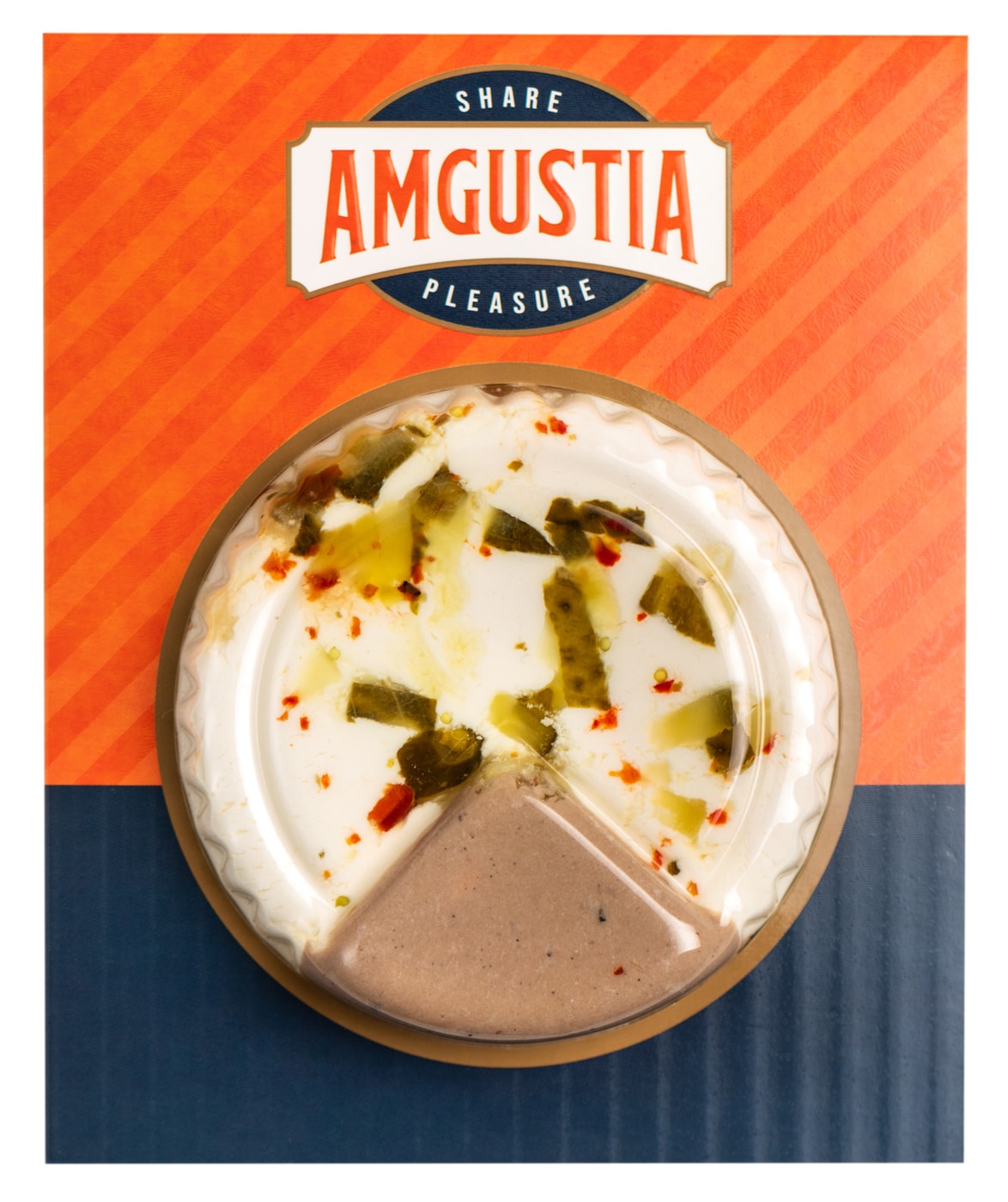 Изображение товара Крем-сыр Amgustia Паштет-Домашняя птица 100г