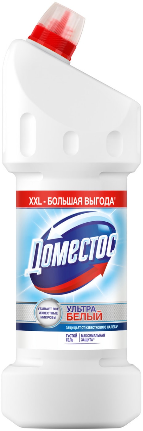 Изображение товара Средство чистящее для унитаза и ванной Доместос Ультра Белый 1.5л