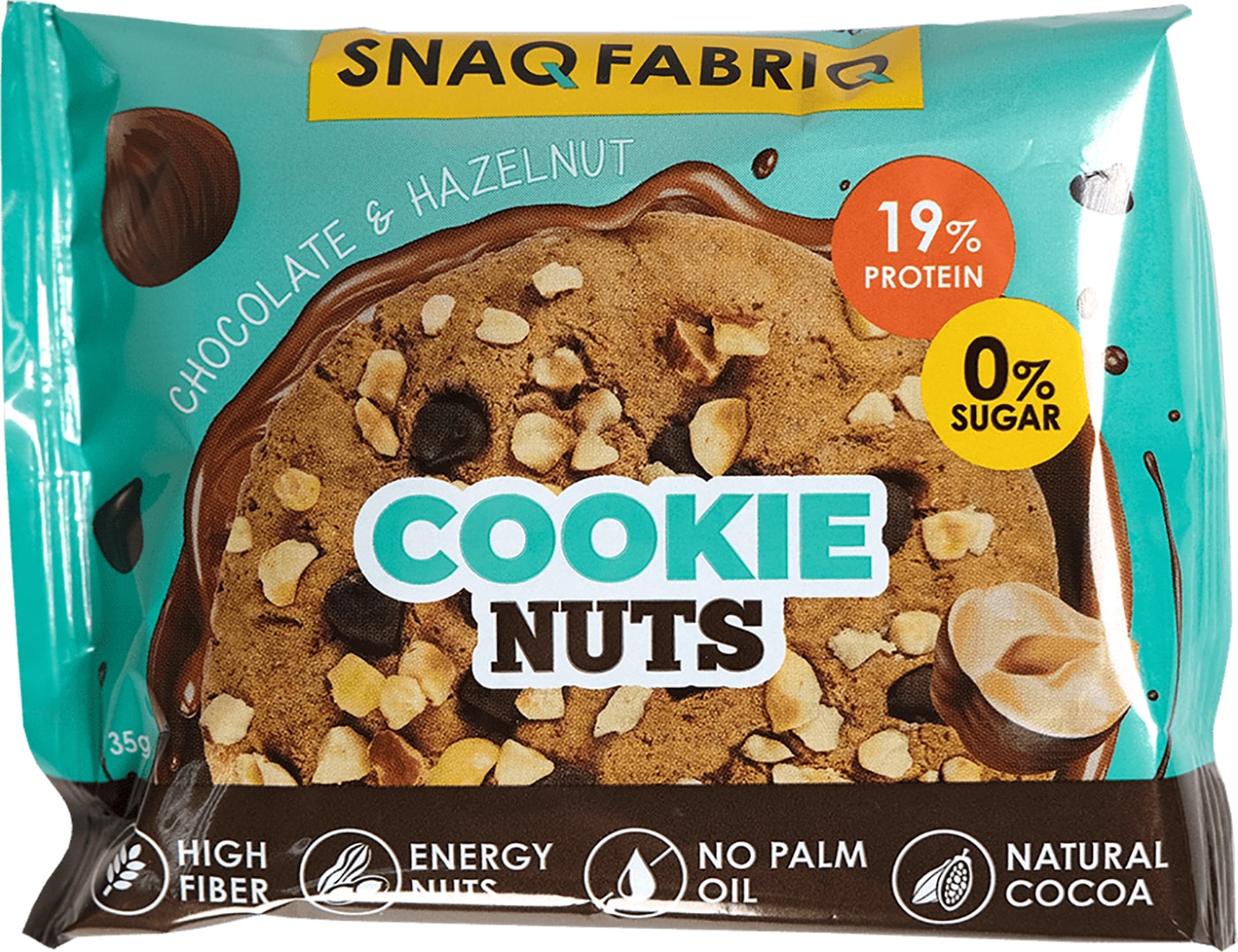 Изображение товара Печенье Snaq Fabriq Глазированное шоколад фундук 35г