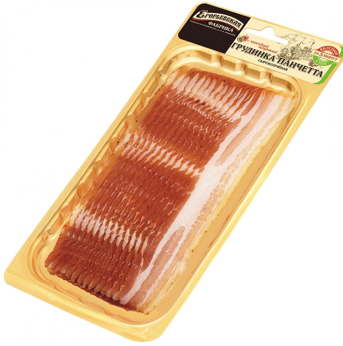Изображение товара Грудинка Егорьевская КГФ Панчетта с копченой паприкой 70г