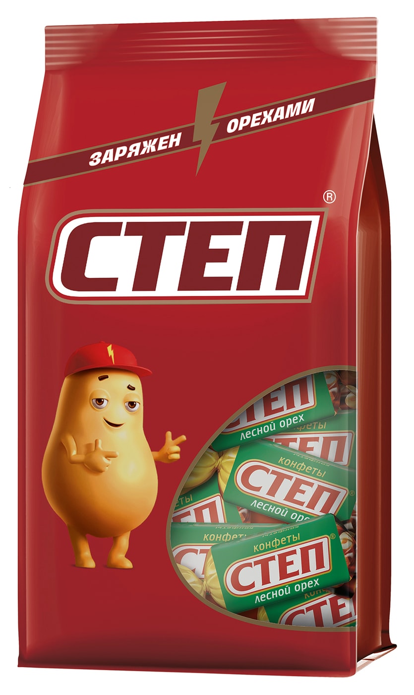 Изображение товара Конфеты Степ Лесной орех 174 г натуральный вкус с орехами