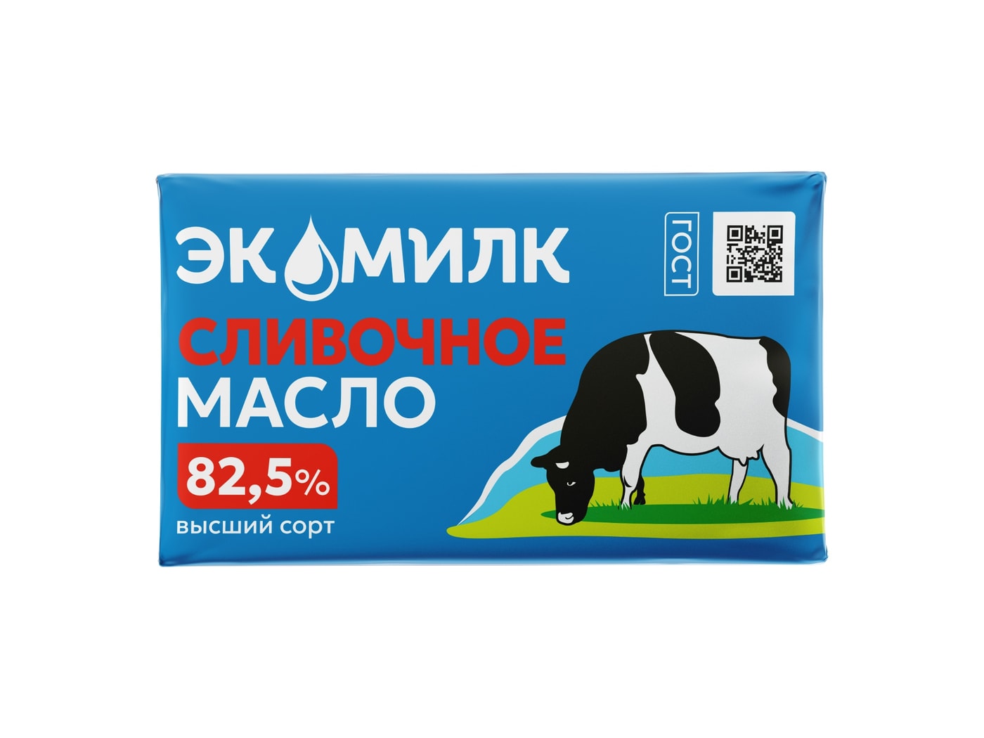 Изображение товара Масло сливочное Экомилк 82.5% 330г Изображение товара Масло сливочное Экомилк 82.5% 330г
