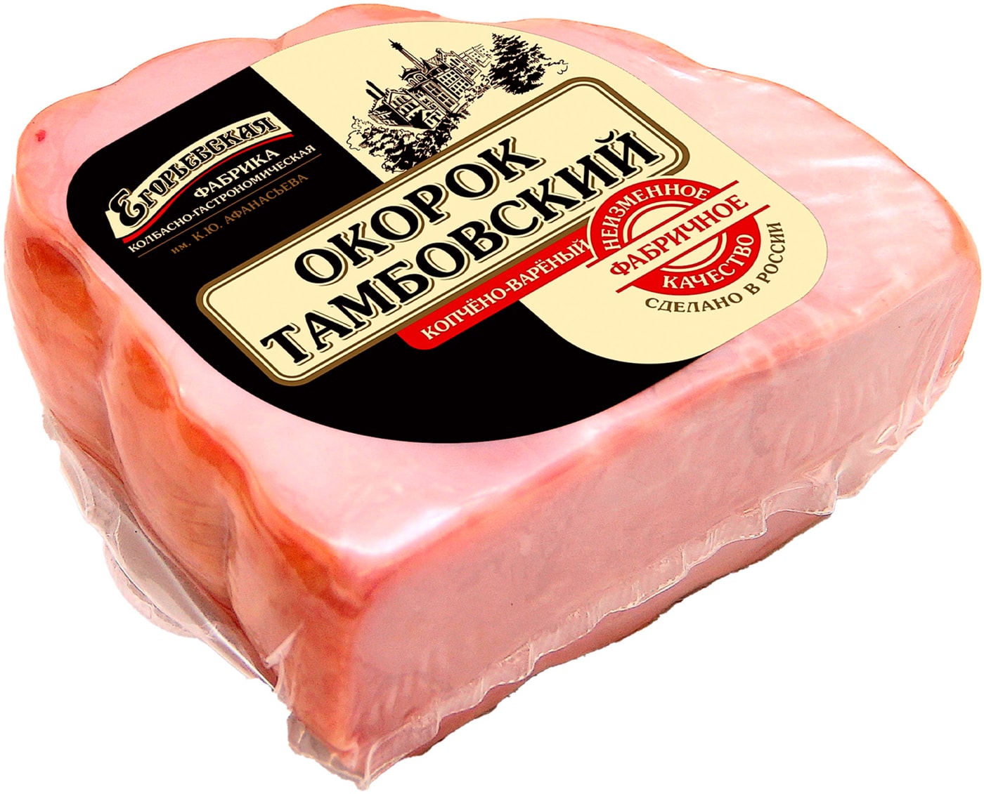 Изображение товара Егорьевская КГФ Тамбовский копчено-вареный окорок