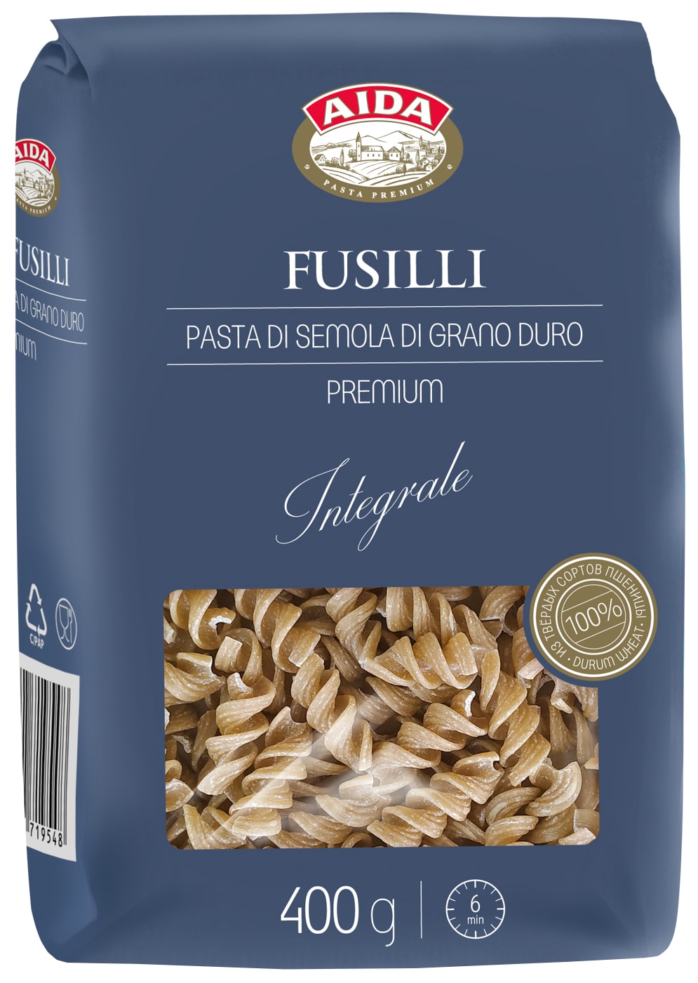 Изображение товара Макароны Aida Fusilli 400г