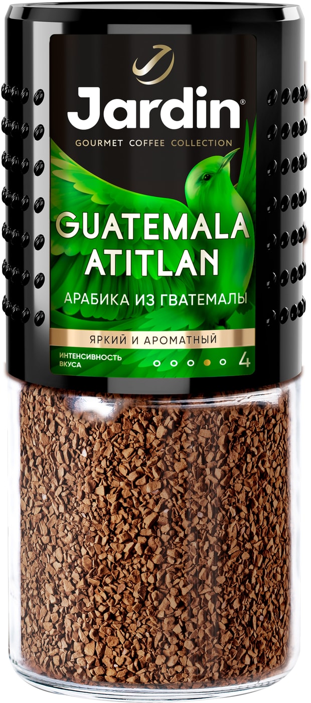 Изображение товара Растворимый кофе Jardin Guatemala Atitlan 190г — насыщенный аромат и отменный вкус