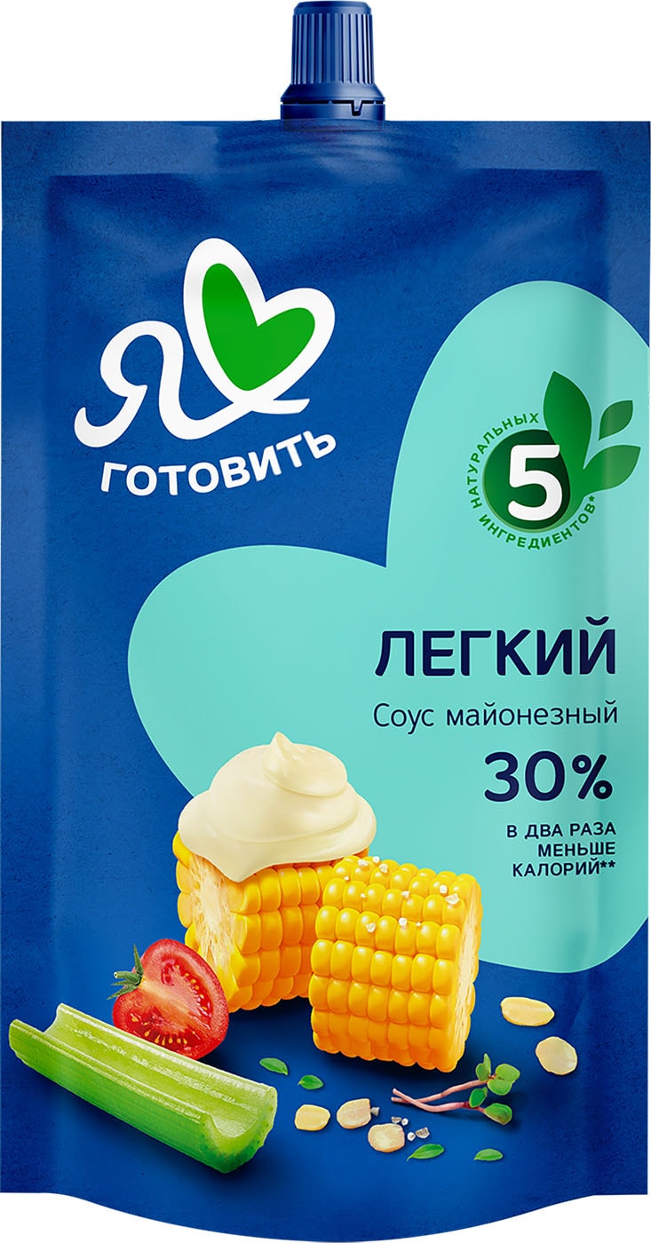 Изображение товара Соус майонезный Я люблю готовить Легкий 30% 200мл