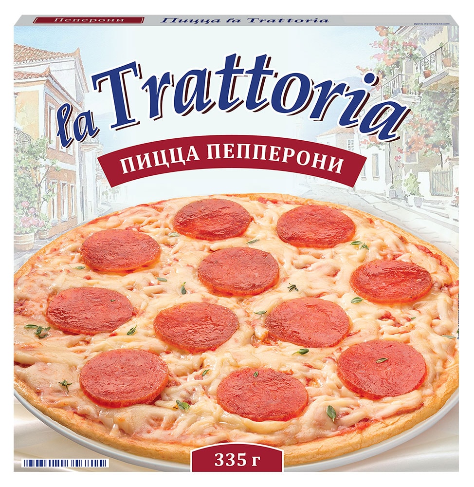 Изображение товара Пицца La Trattoria Пепперони 335г