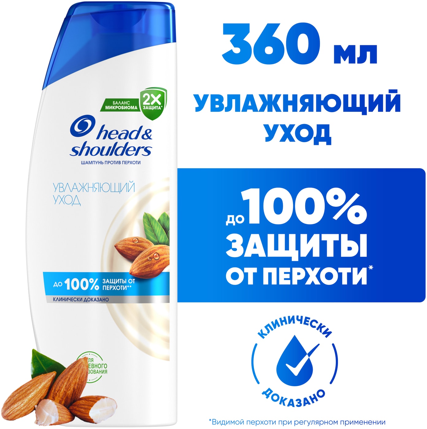 Изображение товара Шампунь Head&Shoulders против перхоти Увлажняющий уход 360мл