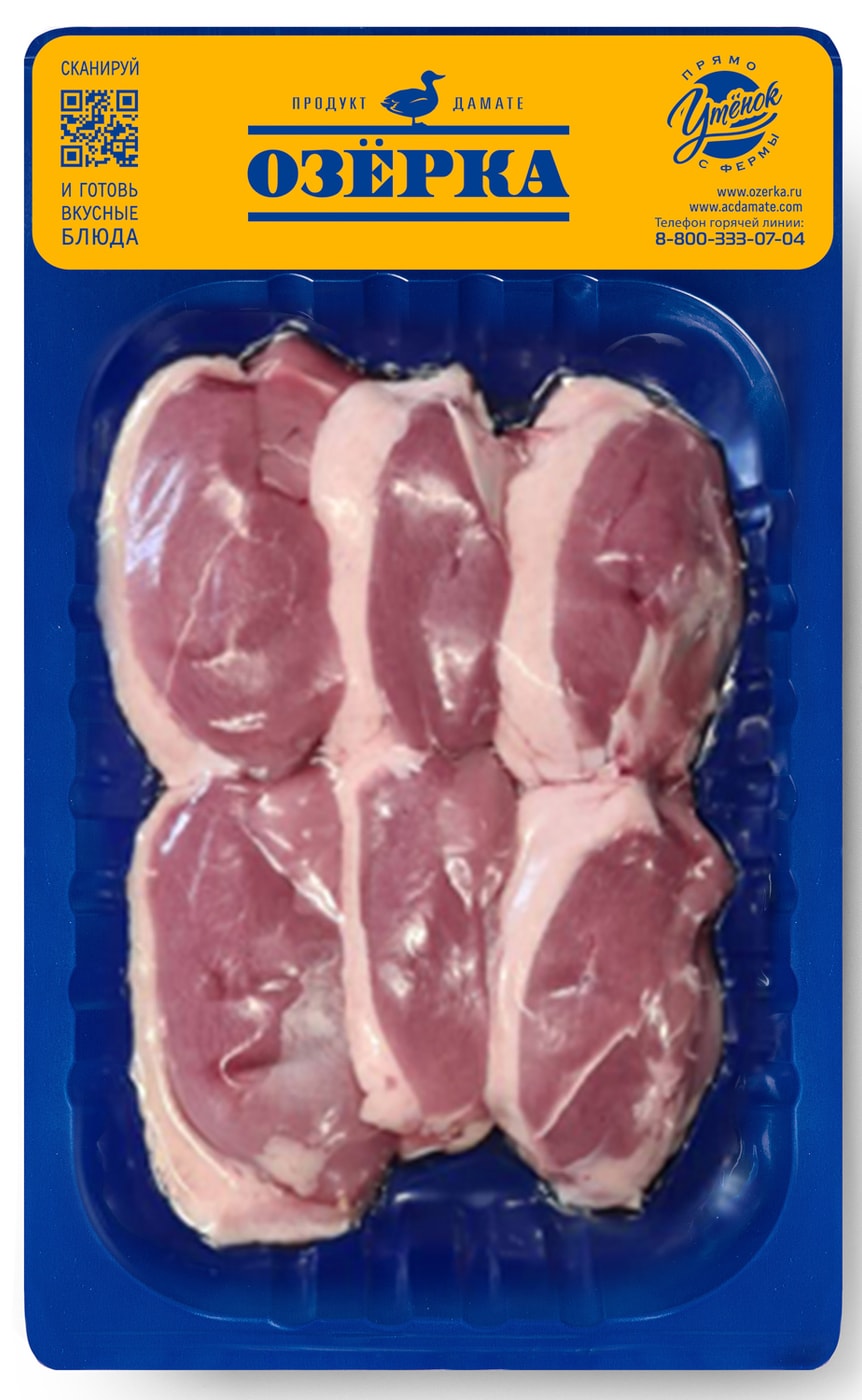 Изображение товара Медальоны Озерка из утенка 510г