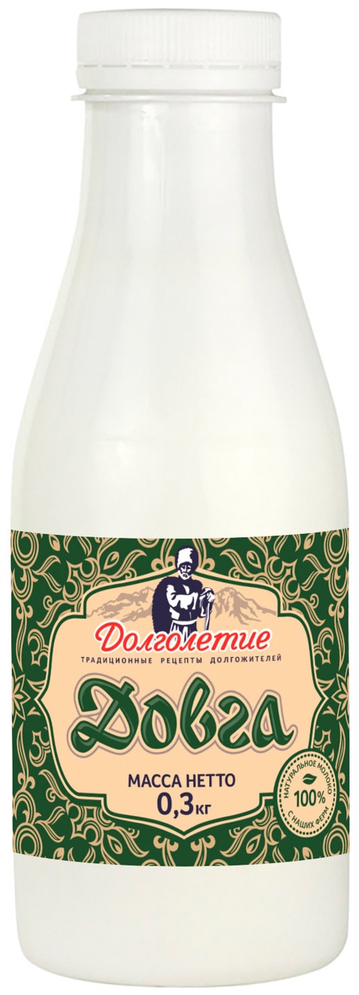 Изображение товара Долголетие Довга с рисом и травами 1.7% 0.3 л