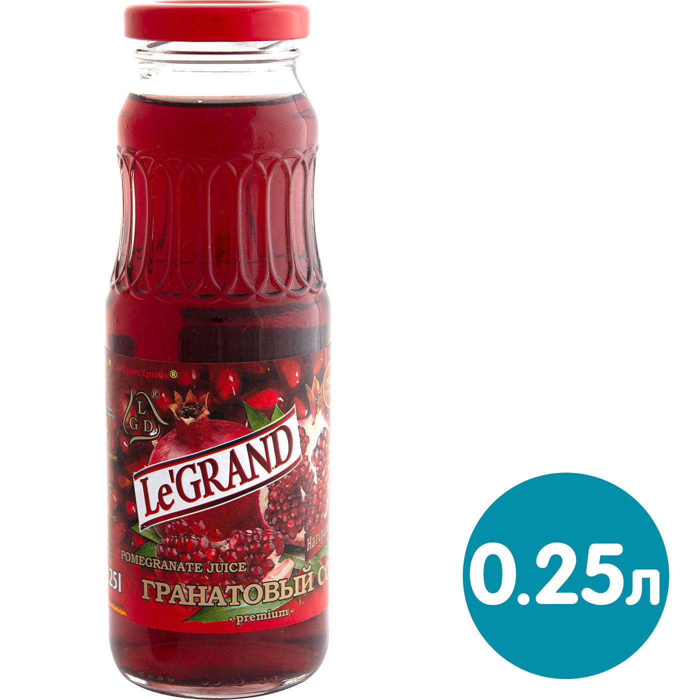 Изображение товара Сок LeGrand Гранатовый 250мл - Натуральный вкус и высокое качество