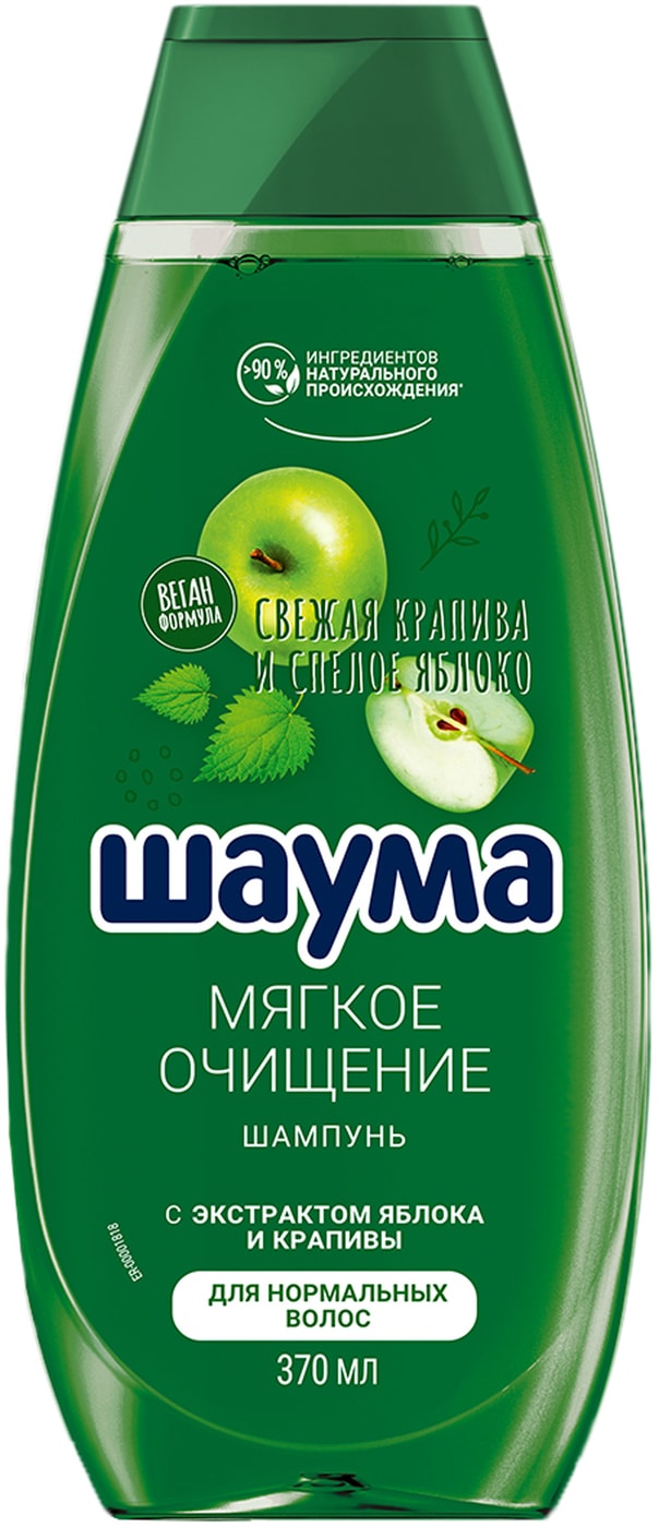 Изображение товара Шампунь Шаума для нормальных волос 370мл Мягкое очищение