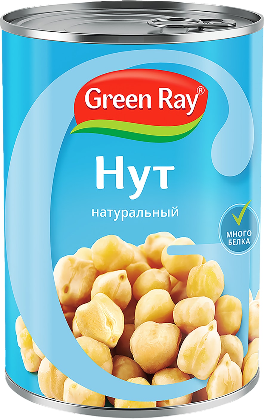 Изображение товара Нут Green Ray натуральный 425мл