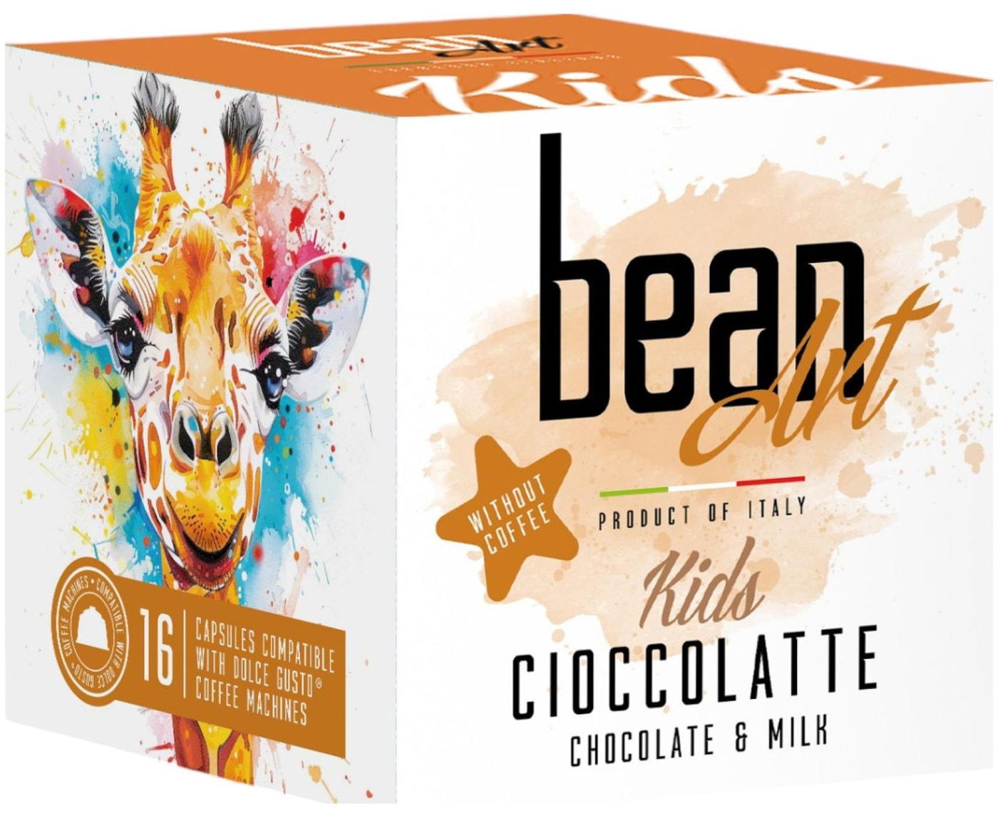 Изображение товара Напиток растворимый Bean Art Cioccolatte в капсулах 208г