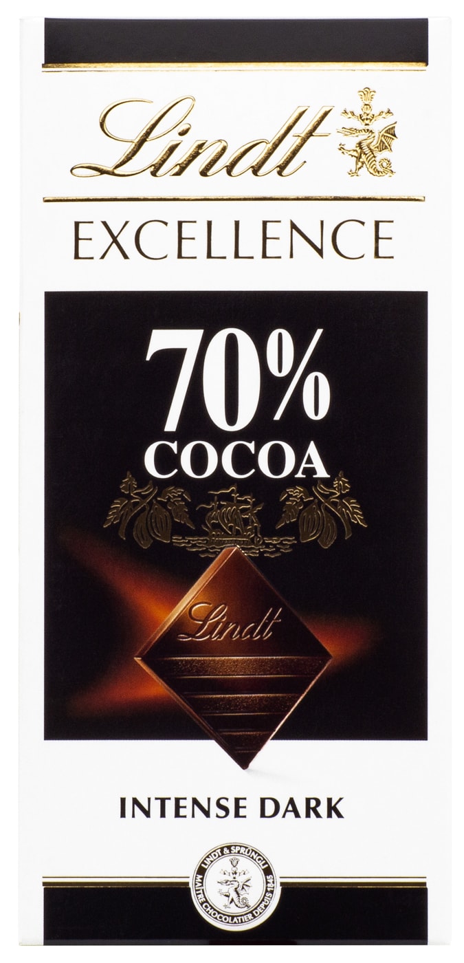 Изображение товара Горький шоколад Lindt Excellence 70% 100г - изысканный вкус и качество