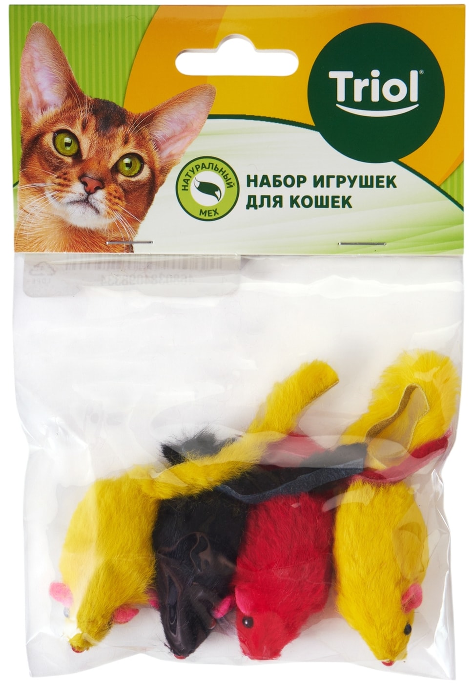 Изображение товара Игрушка для кошек Triol Мышь цветная